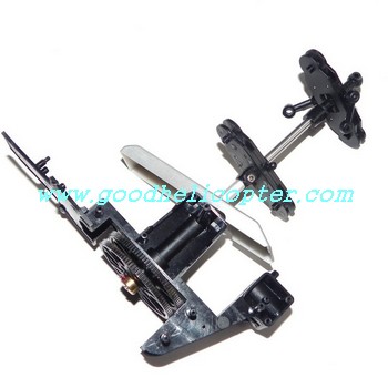 fq777-505 helicopter parts body set (main gear set + upper/lower main blade grip set + plastic frame + motor cover + connect buckle + inner shaft + bearing set + fixed set) - Click Image to Close